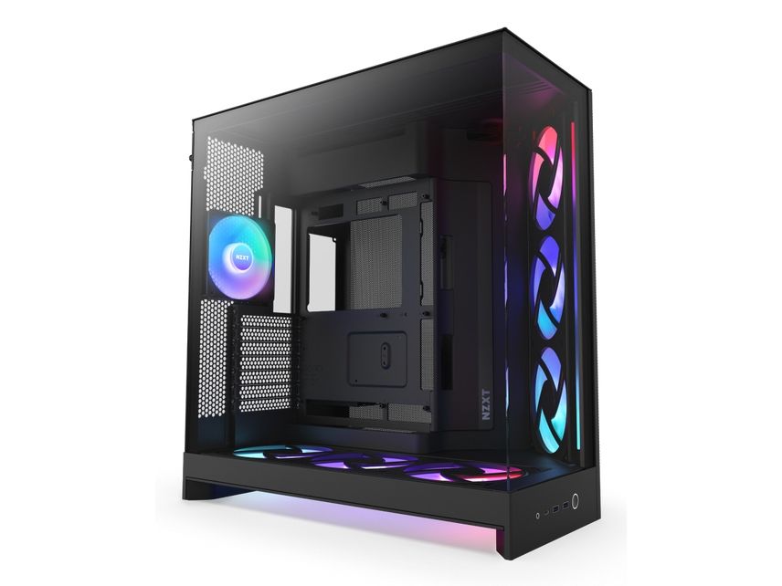 NZXT H9 Flow RGB+ 2025 Svart, bild 2