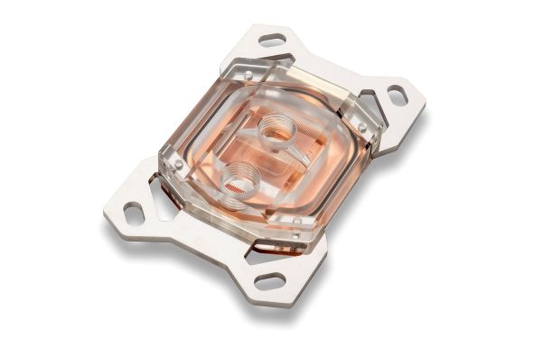 Watercool HEATKILLER IV BASIC, Vattenblock, Koppar, Polymetylmetakrylat (PMMA), Rostfritt stål, Koppar, Rostfritt stål, Transparent, Uttag AM4, AM5-sockel, 1/4, 59 mm