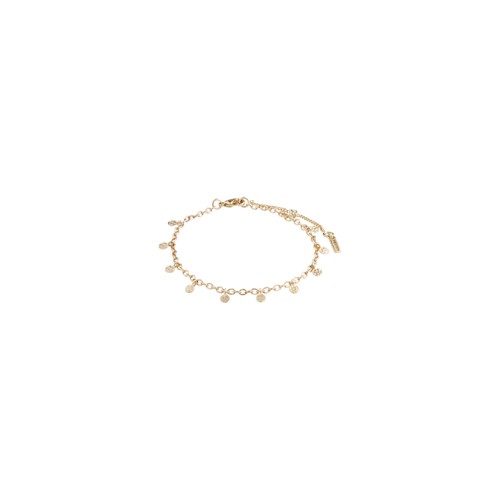 PILGRIM - PANNA Coin Bracelet - Gold Plated - Chain 16 cm + 3 cm Extension