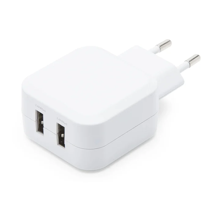 Linocell 4,8 A USB-laddare med två portar