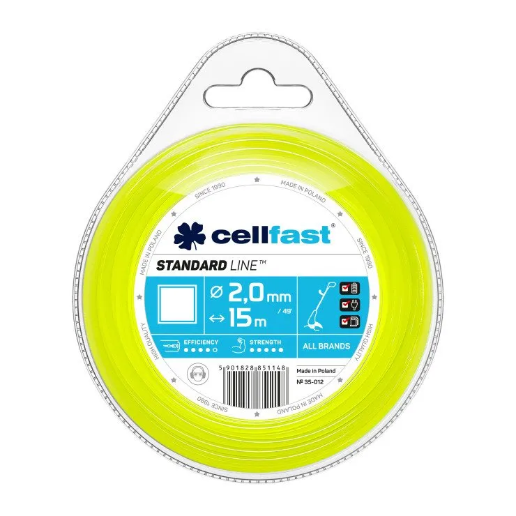 CELLFAST STANDARD, Gräsklipparblad, Gul, Hängande plastpåse, 1 styck