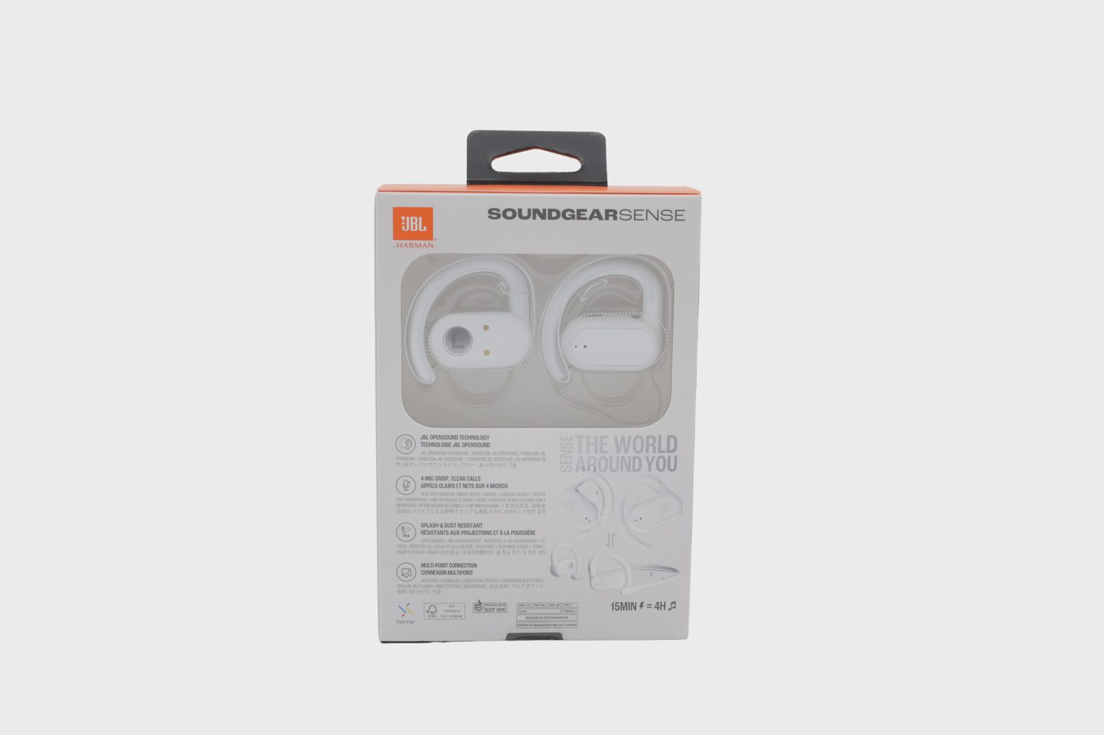 JBL Soundgear Sense trådlösa open-ear-hörlurar Vit, bild 2