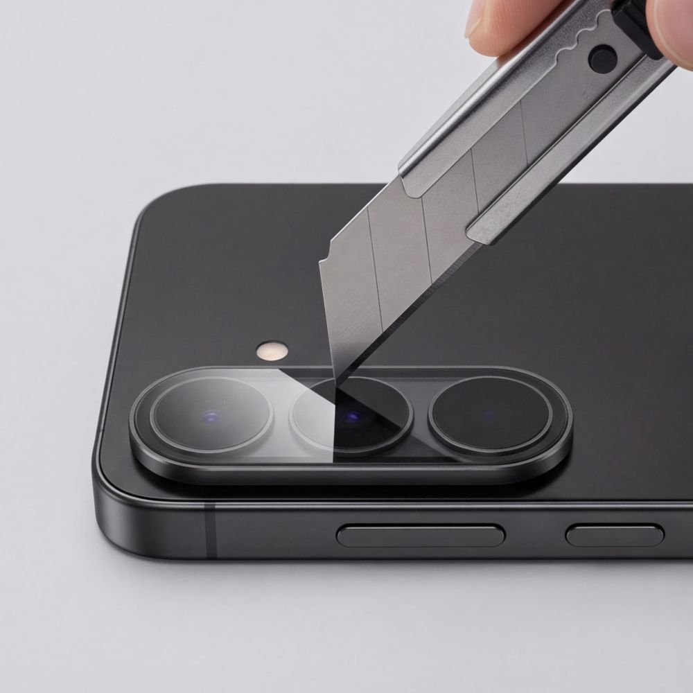 Tech-Protect Camring Fit+ skärmskydd i härdat glas för kameran på Samsung Galaxy S26 FE, bild 5