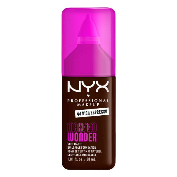 NYX PROFESSIONAL MAKEUP Make Em Wonder Foundation 44 Rich Espresso 44 Rich Espresso