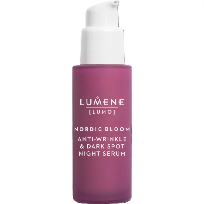 Lumene Nordic Bloom Anti-Wrinkle & Dark Spot Night Serum 30 ml, bild 2