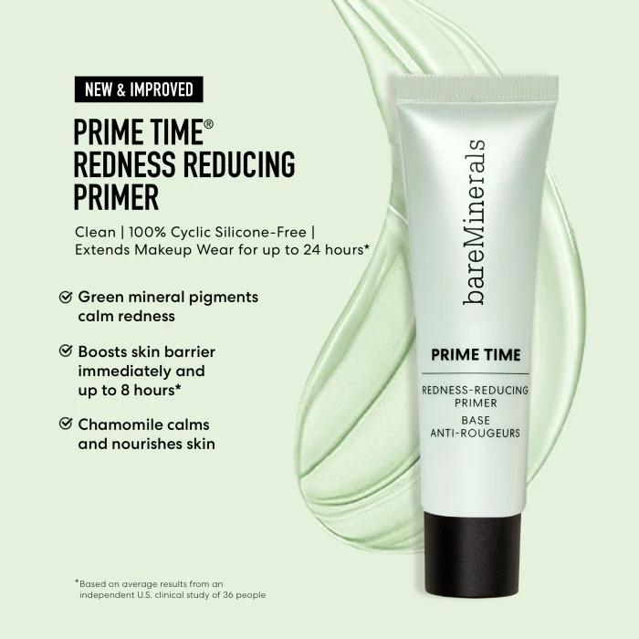 bareMinerals PRIME TIME Redness Reducing Primer 30 ml, bild 4