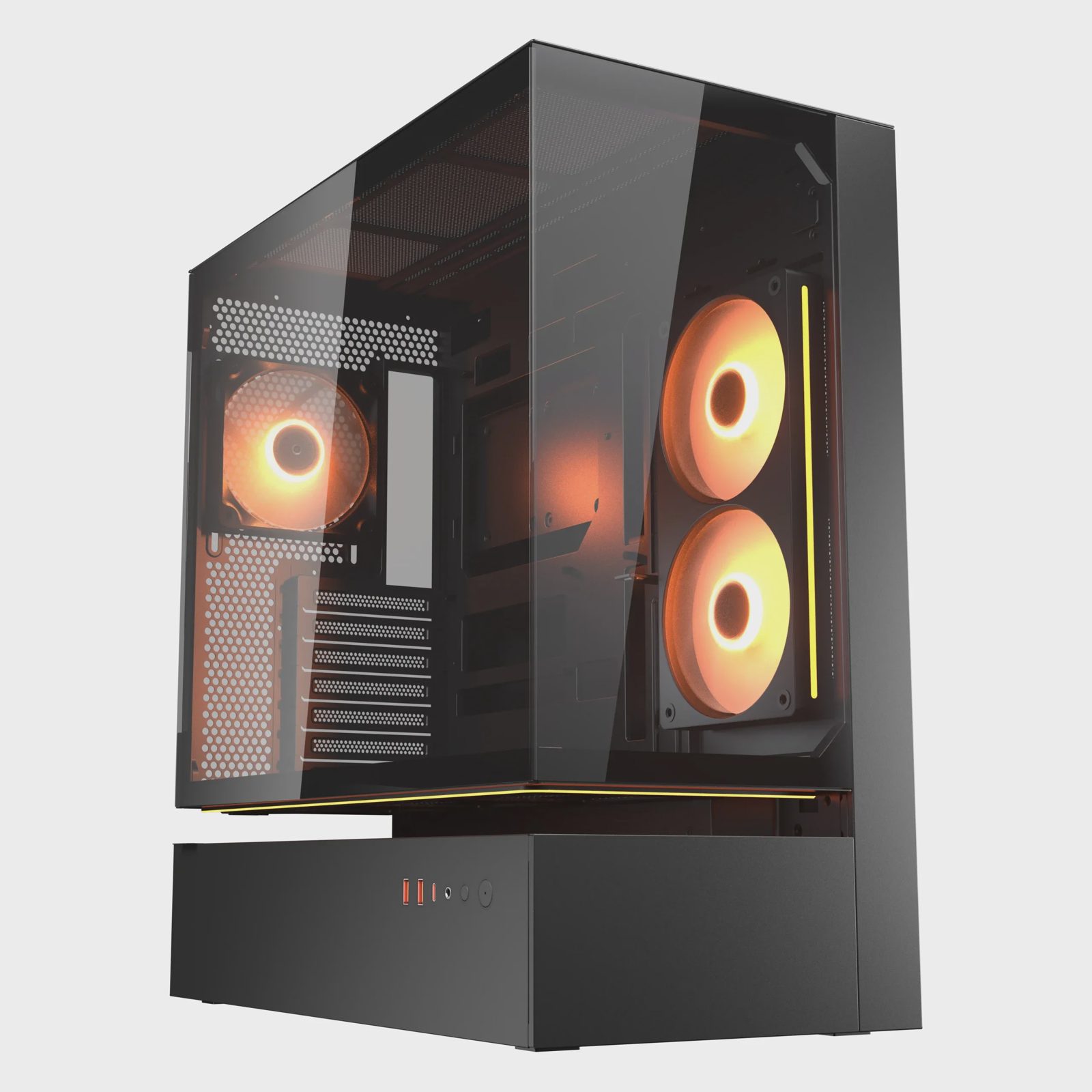 COUGAR CFV235 CGR-2DA4B miditower-chassi ATX, CEB, micro ATX, Mini-ITX, svart