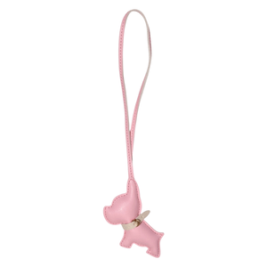 DARK Big Puppy Bag Charm Rose & Sand