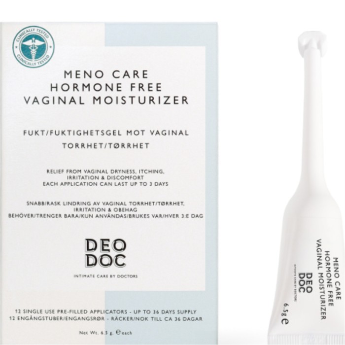 DeoDoc Meno Care Hormone Free Vaginal Moisturizer 12 st