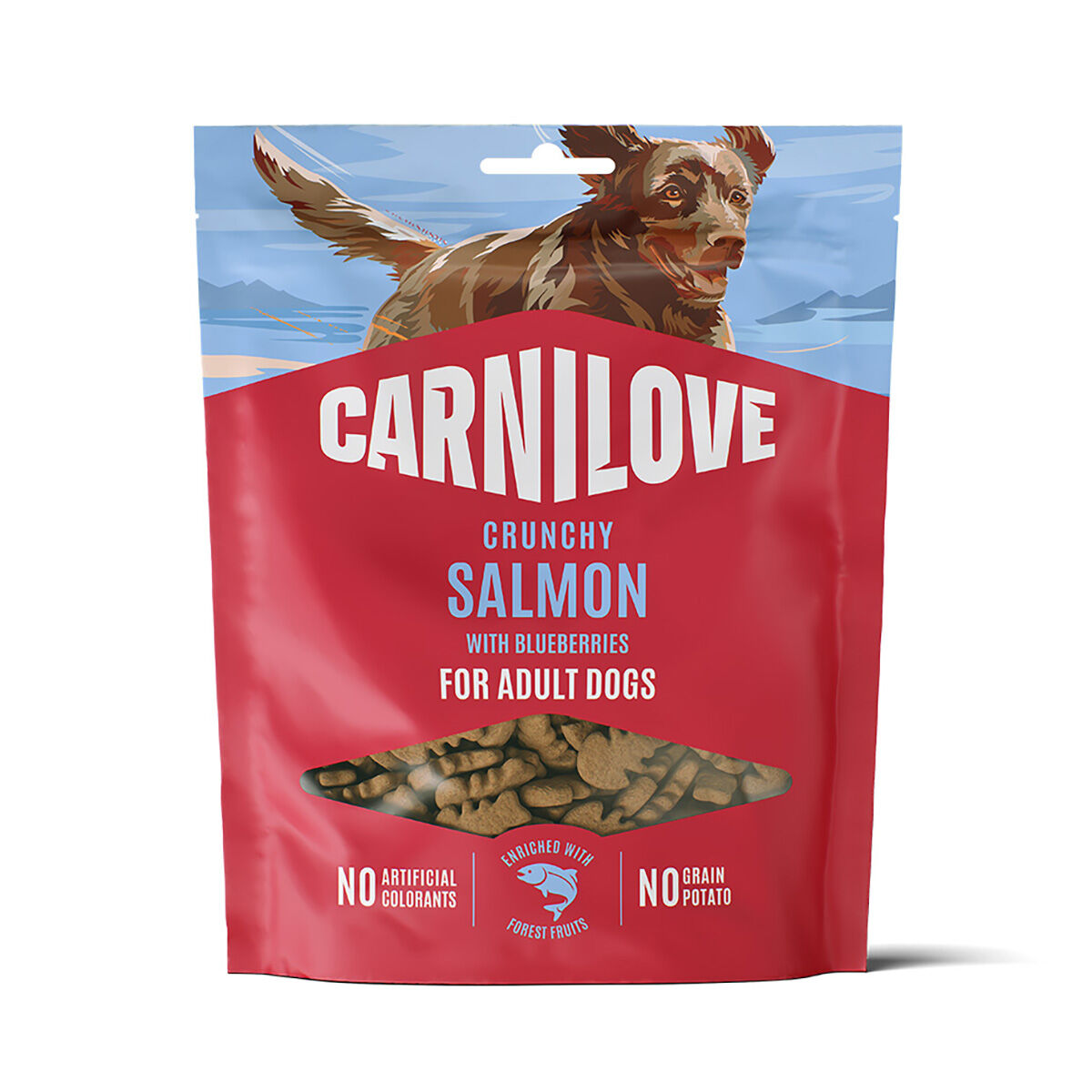 Carnilove Dog Crunchy Snack Salmon with Blueberries Hundgodis 200 g