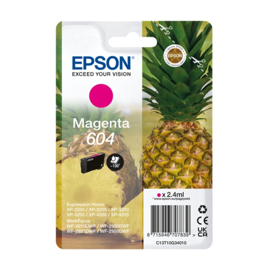 Epson T604, magenta bläckpatron, bild 5