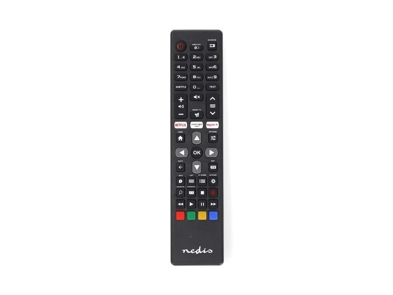 Nedis TVRC45PHBK, TV, IR trådlös, Tryckknappar, Svart