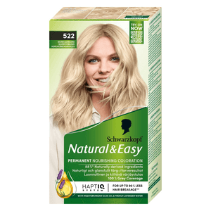 Schwarzkopf Natural & Easy Hair Color 522 Silver Ljusblond, bild 4