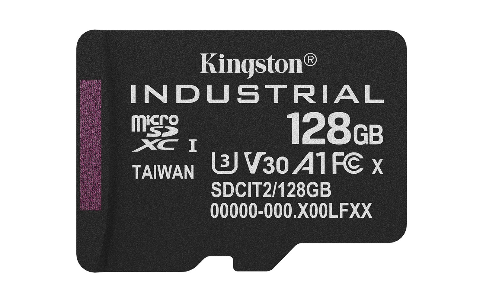 Micro Secure Digital SDXC 128 GB Kingston Industrial pSLC, 100/80 MB/sek, Class 10, UHS-I U3, V30, A1, bild 2