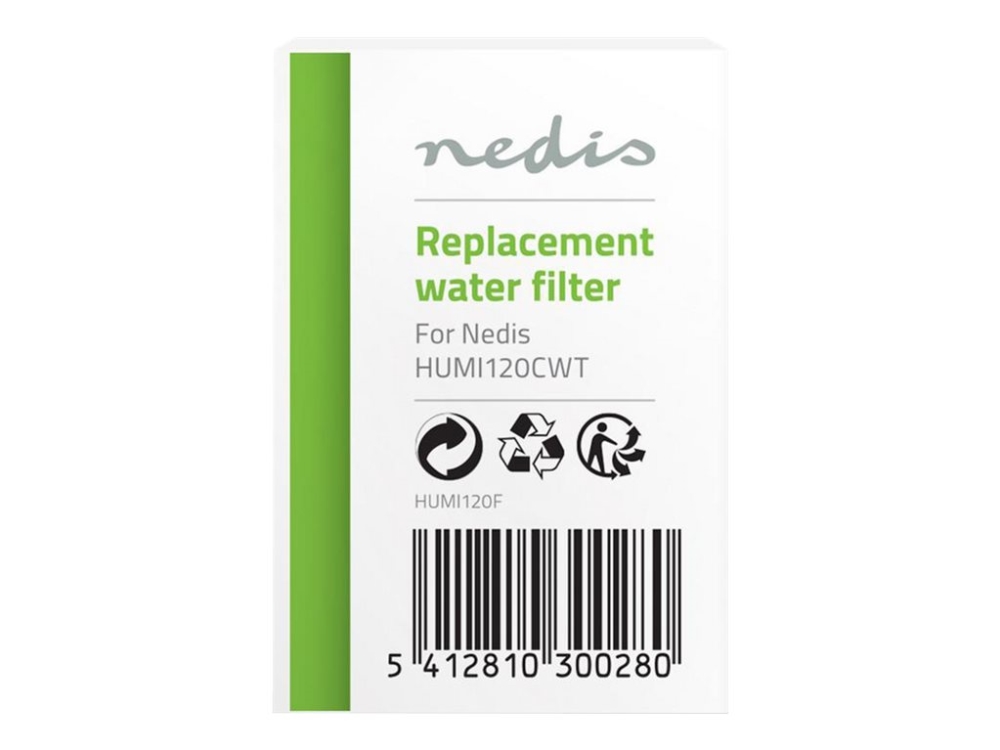 Nedis - Vattenfilter - för luftfuktare - vit - för Nedis HUMI120CWT