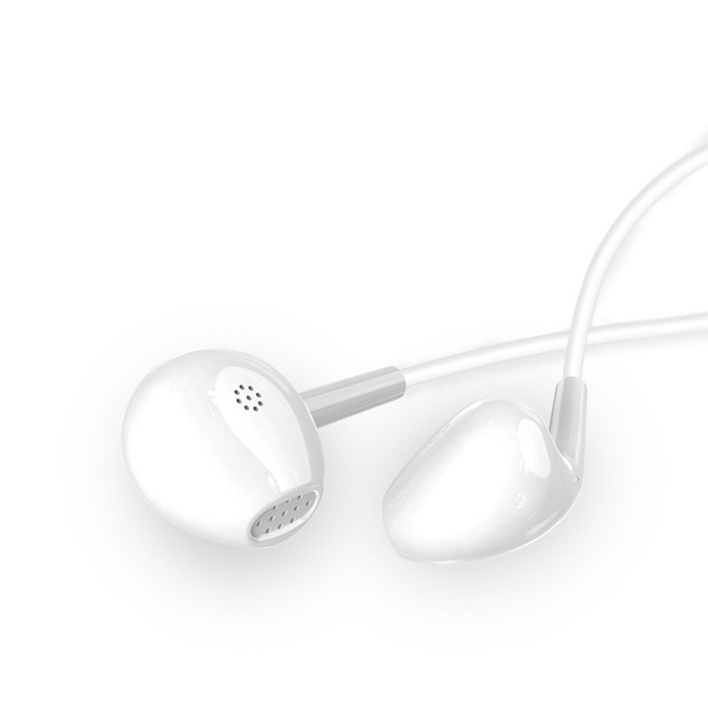 Dudao Wired Earbuds 3.5mm Mini Jack 1.15m - White, bild 2