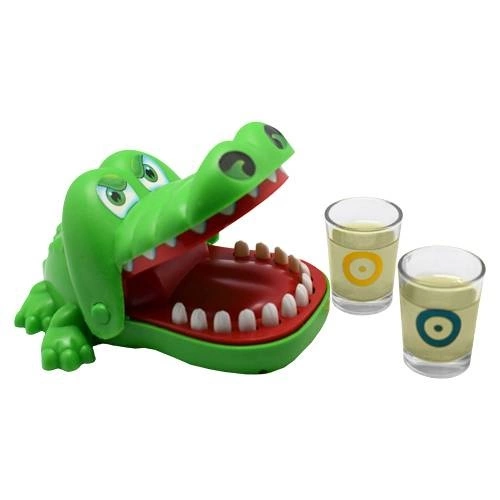 Drinking luck crocodile