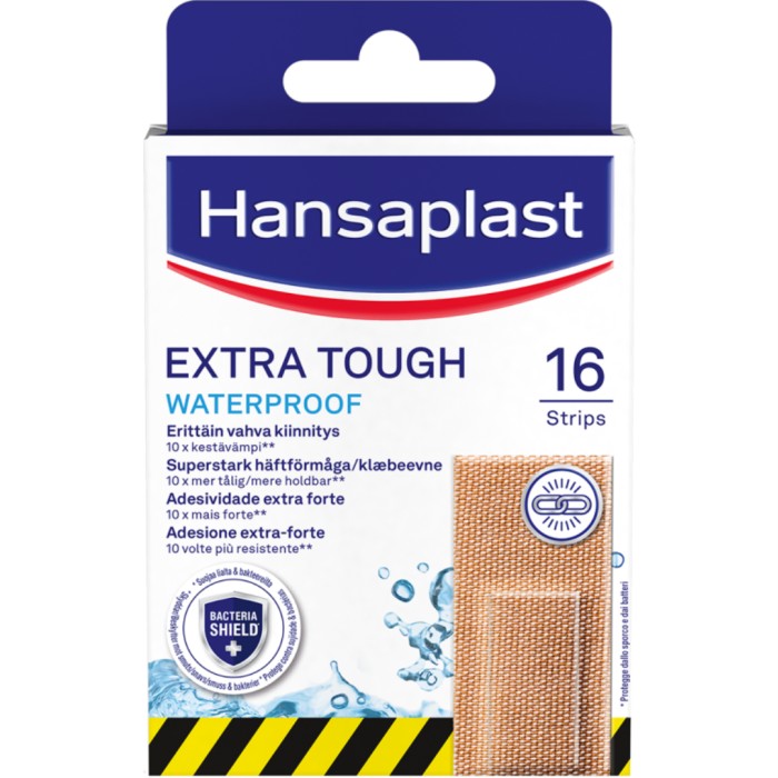 Hansaplast Slitstarkt Extra tough plåster , 16 st
