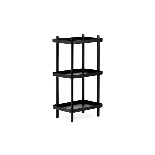 Normann Copenhagen - Block Hylla - 87x50x35 cm - Svart