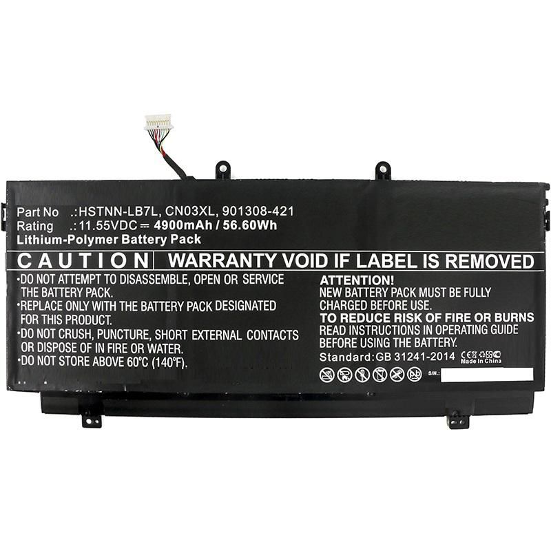 CoreParts Laptop Battery for HP 57Wh Li-Pol 11.55V 4900mAh, bild 4