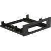 DeLOCK monteringsram för 3.5" enhet i 5.25" utrymme, svart, bild 2