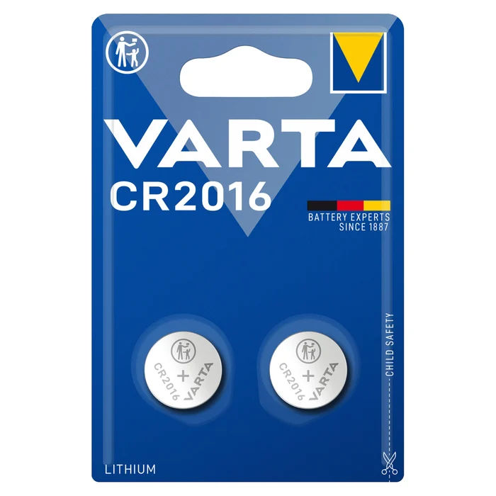 VARTA CR2016 knappbatteri, 2 st