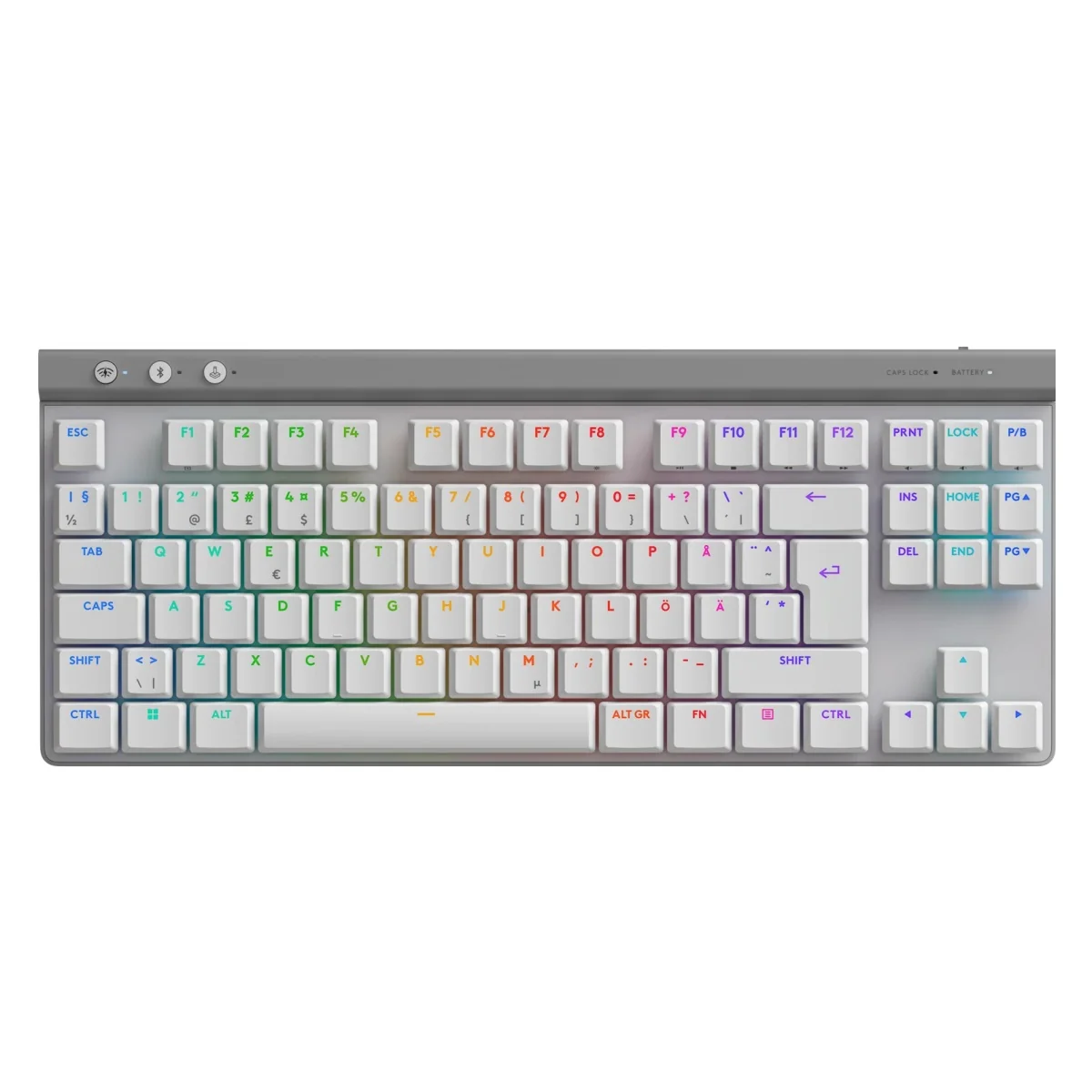 Logitech G515 LIGHTSPEED TKL trådlöst gamingtangentbord - GL Tactile, vit