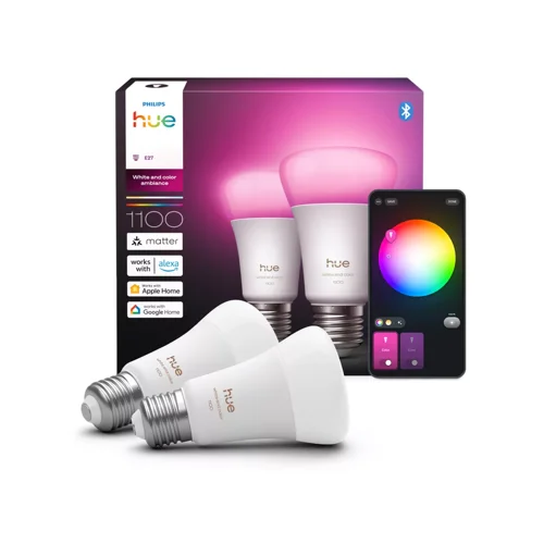 Philips Hue White Color 1100lm E27 2-pack