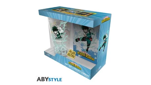 My Hero Academia - XXL Glass + Pin + Pokcet Notebook Pack (Heroes), bild 3