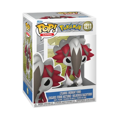 Funko! - Funko POP Vinyl Pokemon Lycanroc Midnight, bild 2