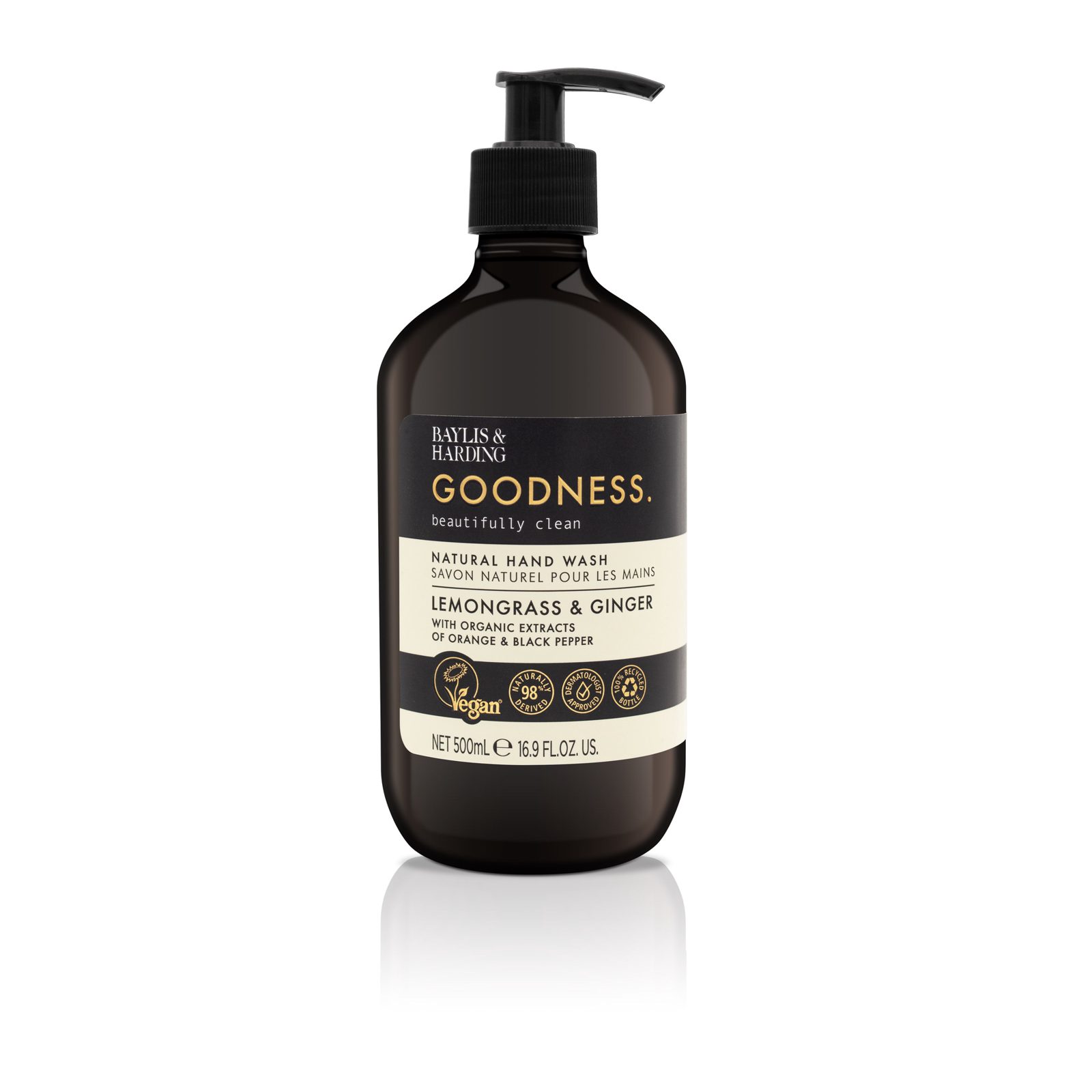 Baylis & Harding Goodness Hand Wash Lemongrass & Ginger 500 ml