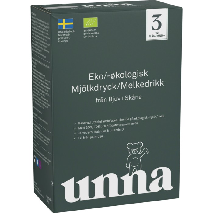 Unna mjölkdryck 12mån, 600 g