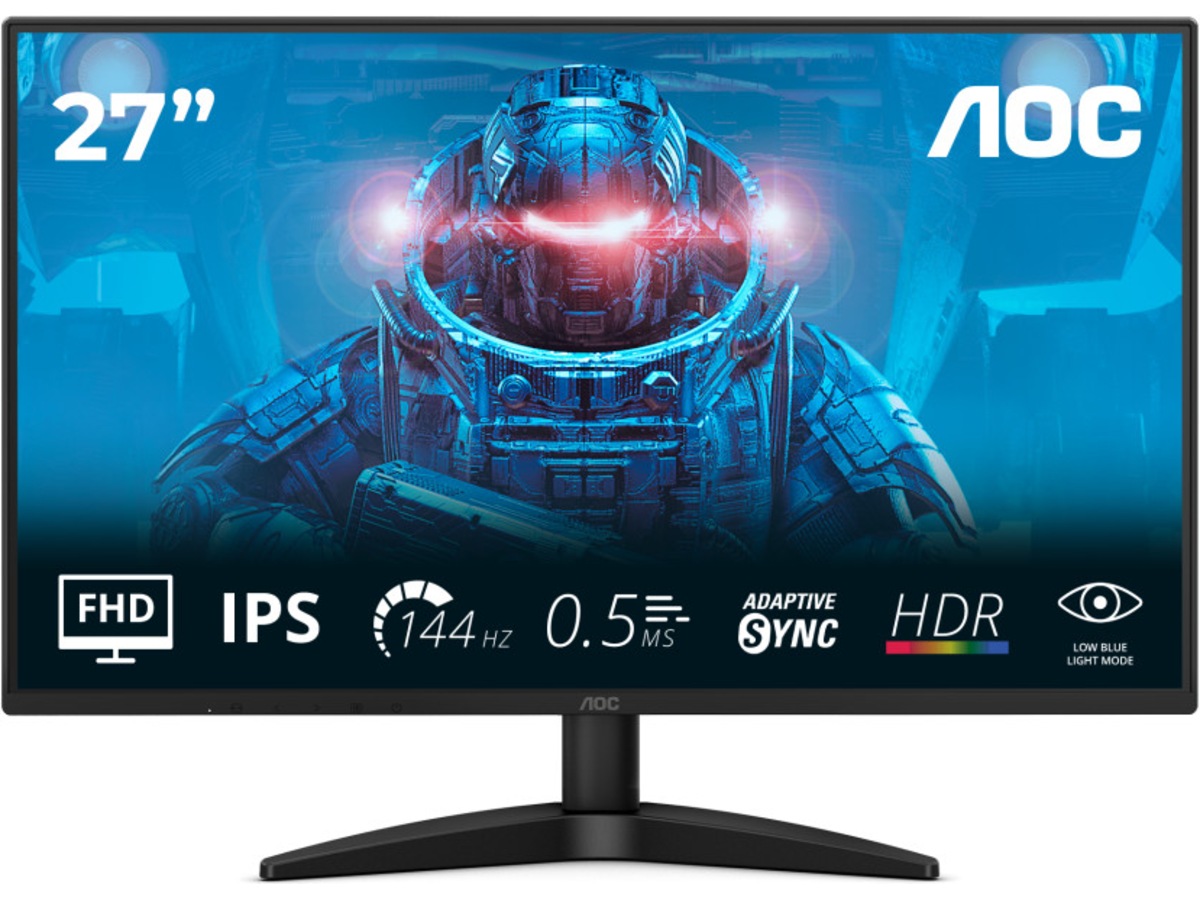 AOC 27B36X 27" / 1920x1080 / IPS / 144hz / 0,5ms / HDR10 / HDMI,DP