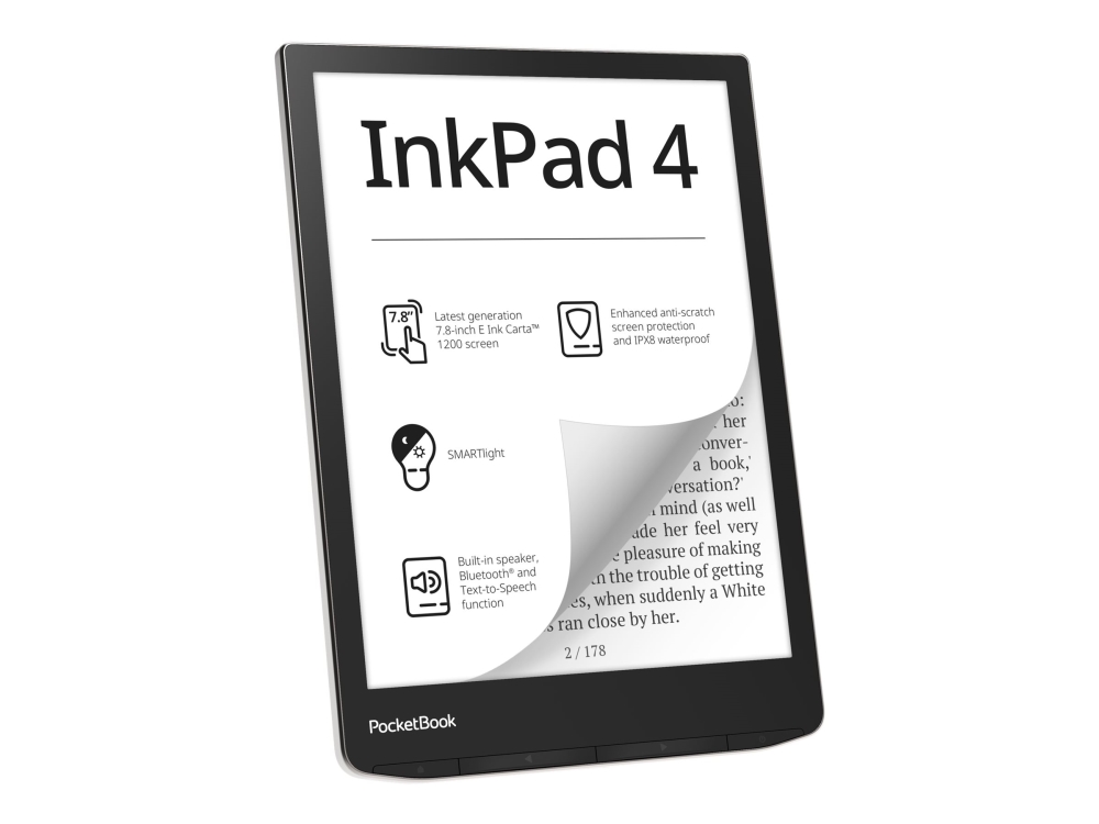 PocketBook InkPad 4 eBook 32GB (silver)