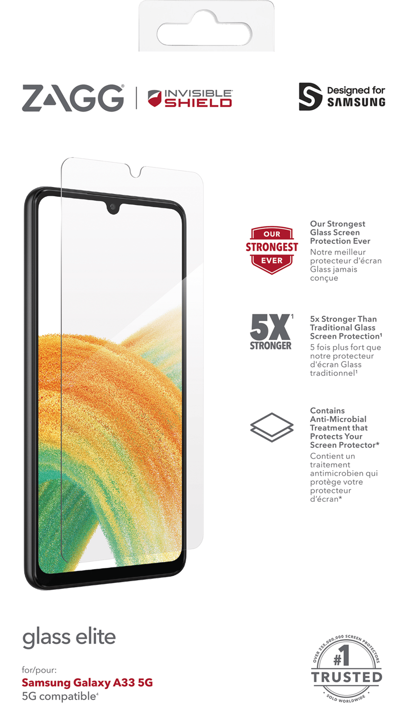 Invisible Shield Glass Elite+ Skärmskydd för Galaxy A33 5G, bild 2