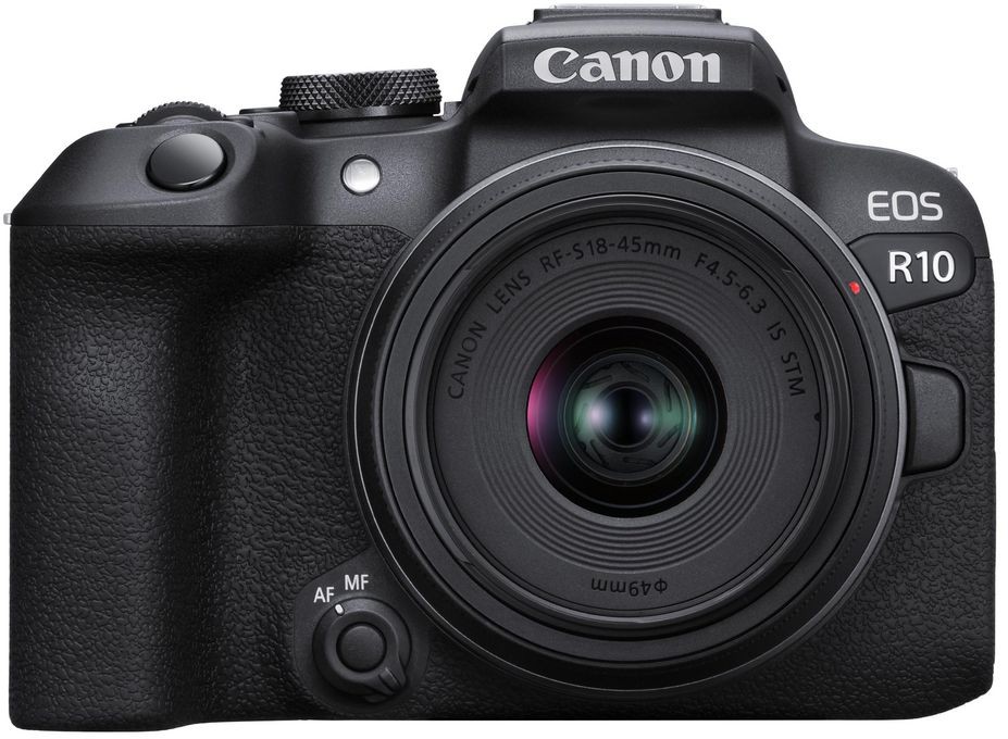 Canon Eos R10 Kit med Rf-S 18-45 mm Is Stm, svart, bild 5