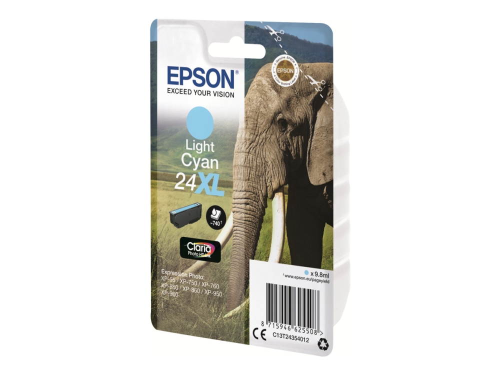 Epson ljus, cyan 24Xl fotobläck
