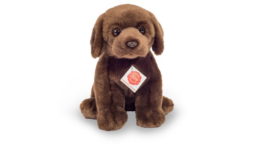 Teddy Hermann - Sitting Labrador dark brown 25 cm (919582), bild 3