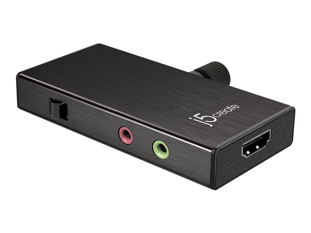 j5create Live Capture Adapter HDMI till USB-C med Strömförsörjning