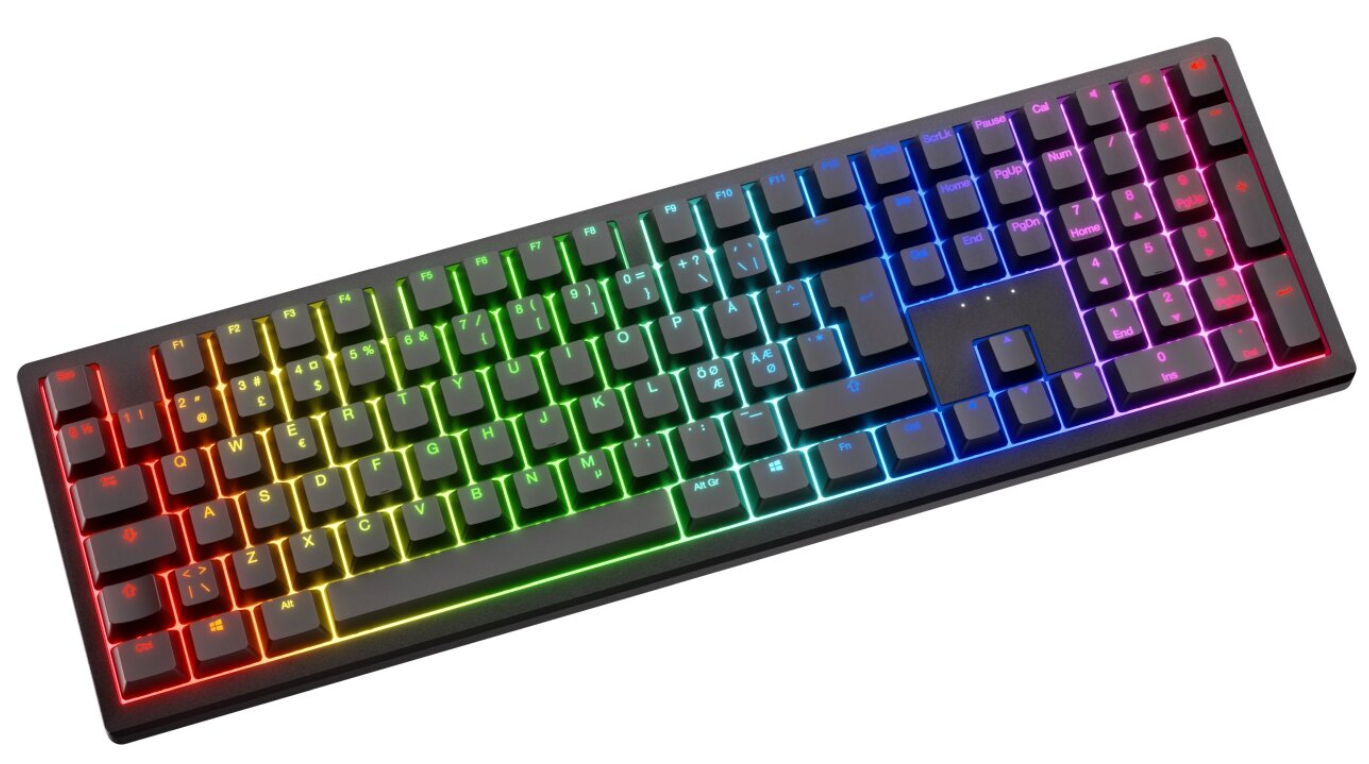 Ducky Zero MX2A Brown Fullzise Wireless Svart, bild 2