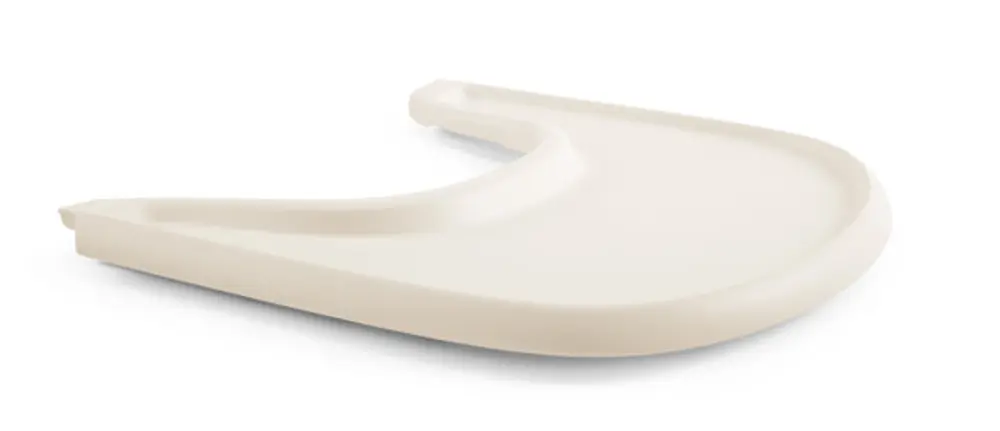 Stokke Tray matstolsbricka, Vanilla white
