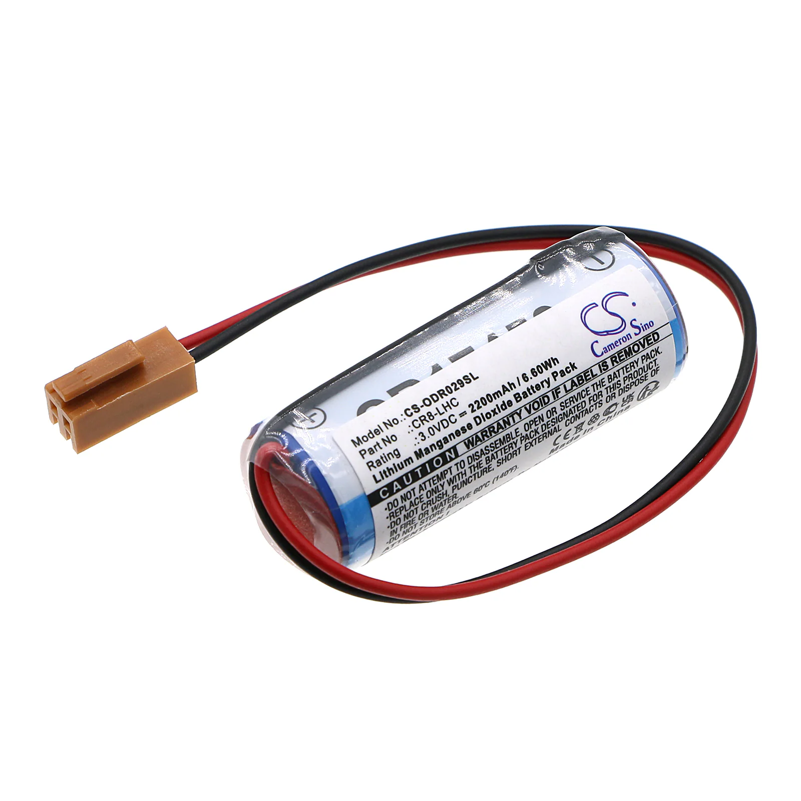 Batteri till PLC för Fanuc A04B-0236-H211, 180is-WB, A04B-0235-C211 m.fl.