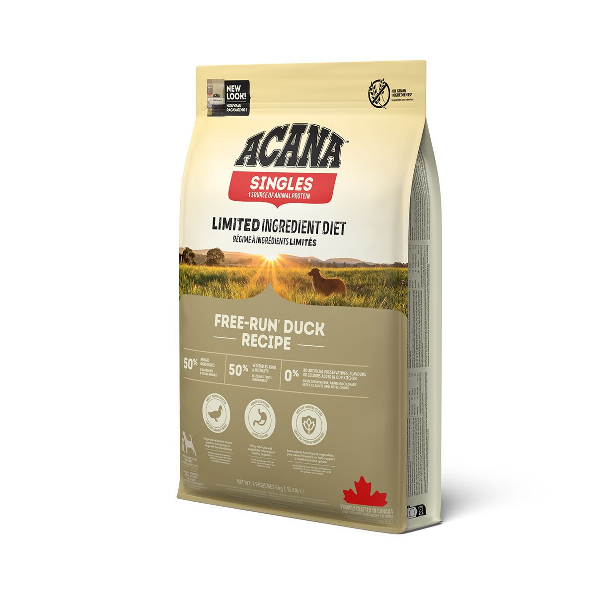 Acana Dog Singles Duck Torrfoder till Hund 6 kg