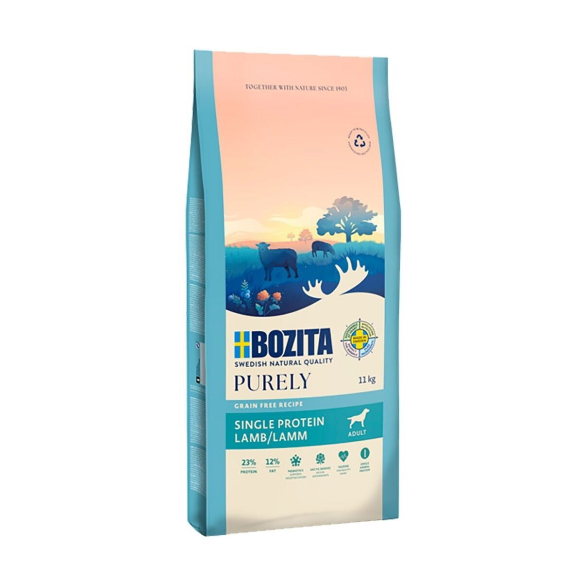 Bozita Dog Purely Adult Lamb Torrfoder till Hund 11 kg
