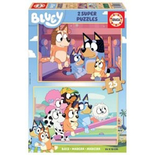 Educa Pussel: Bluey 2 x 25 Bitar
