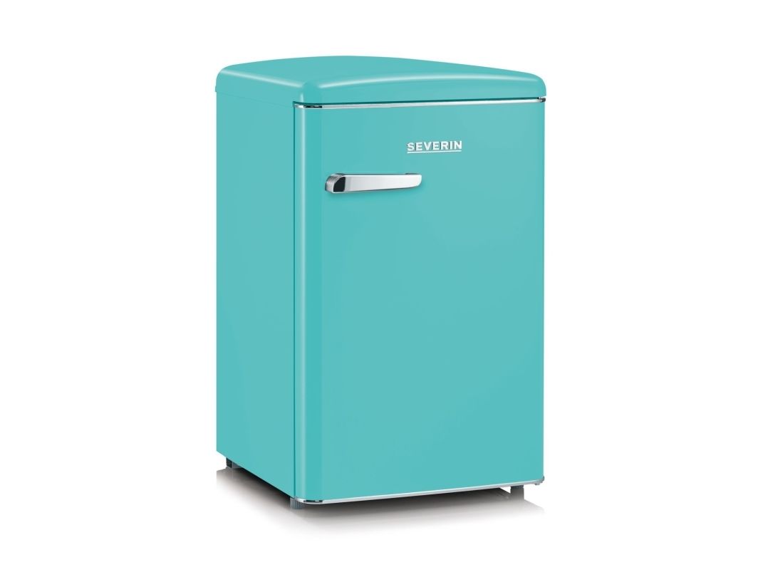 Severin RKS 8834 Retro kylskåp 108 L, energiklass D, 37 dB, turkos
