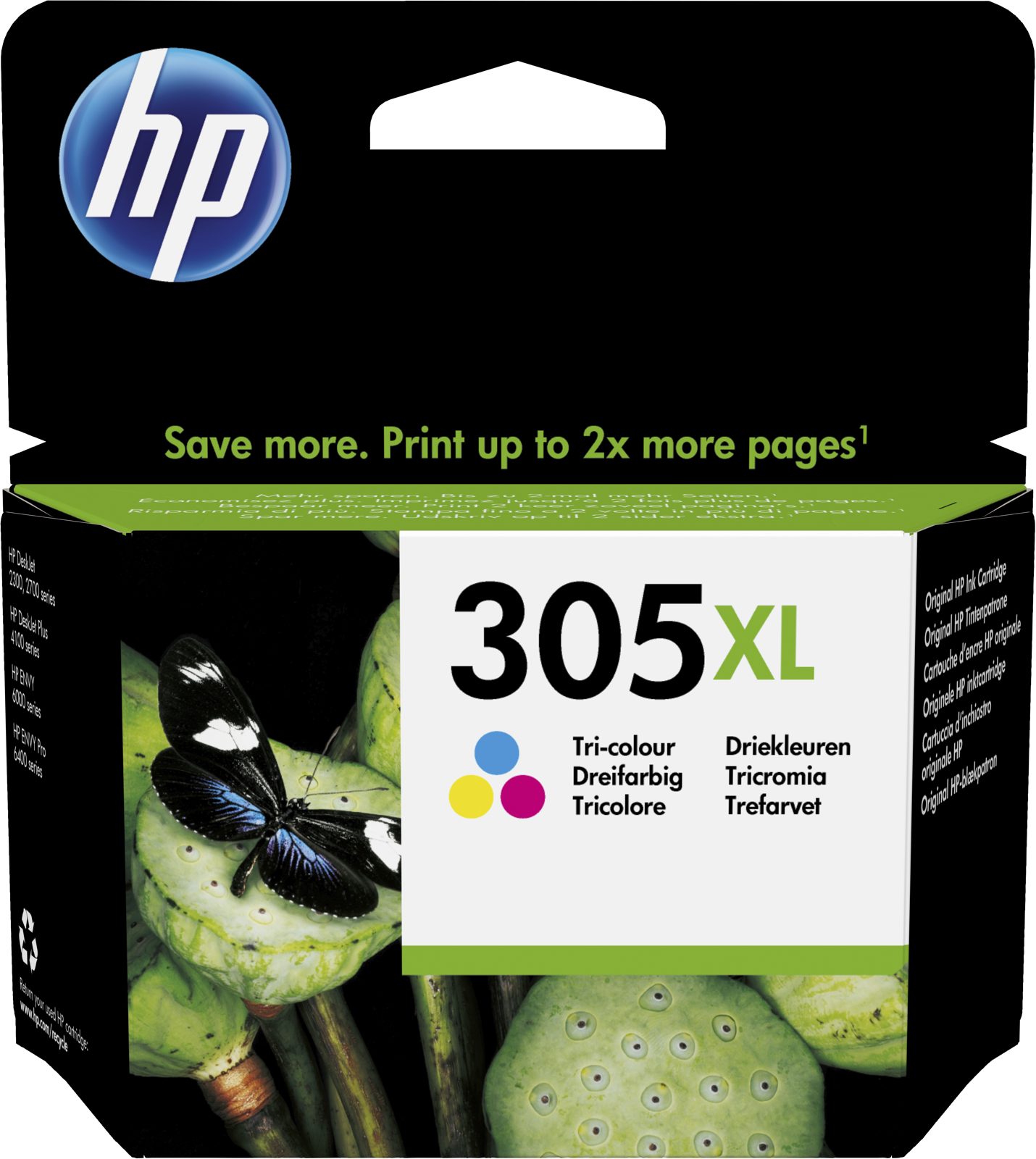 HP 305 XL bläckpatron Trefärg 3ym63ae, bild 3