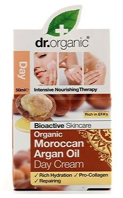 Dr Organic Moroccan Argan Oil Day Cream 50 ml, bild 2