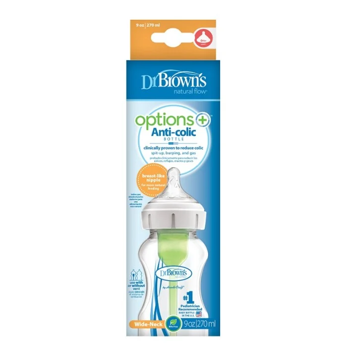 Dr.Browns Flaska 270 ml Wide-neck, 1 st