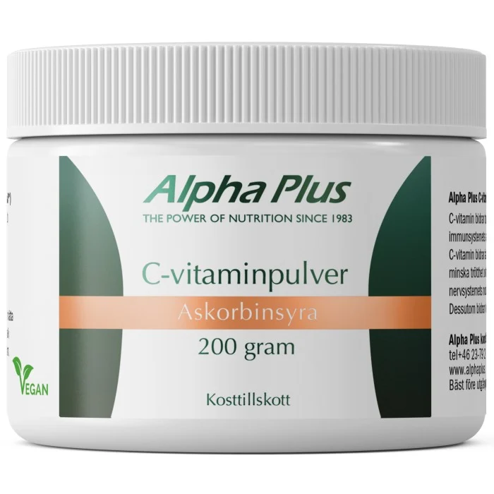Alpha Plus C-Vitaminpulver 200 pcs